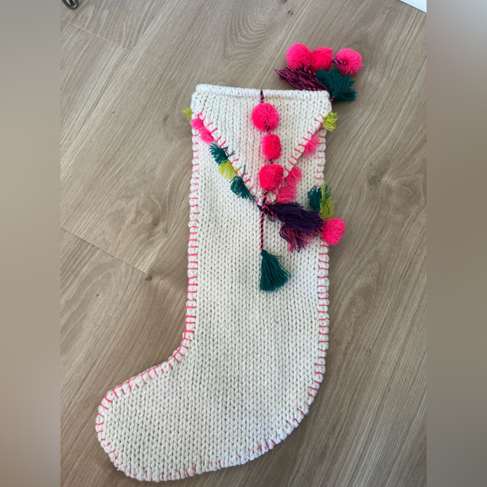 Anthropologie Christmas Stocking